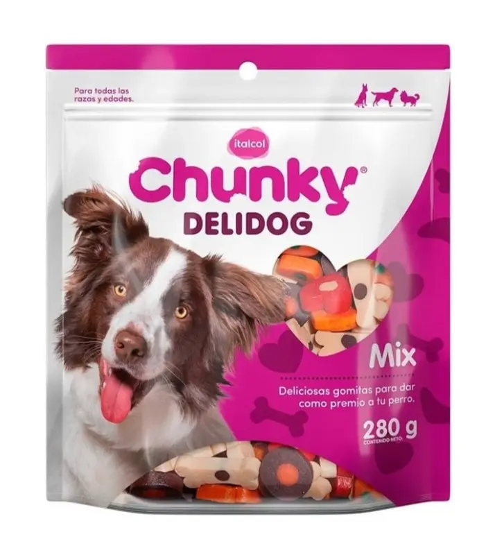 Snack Para Perro Chunky Delidog Mix X 280 G