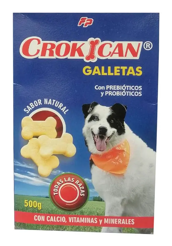 Snack Para Perro Crokican Galletas X 500 Gr