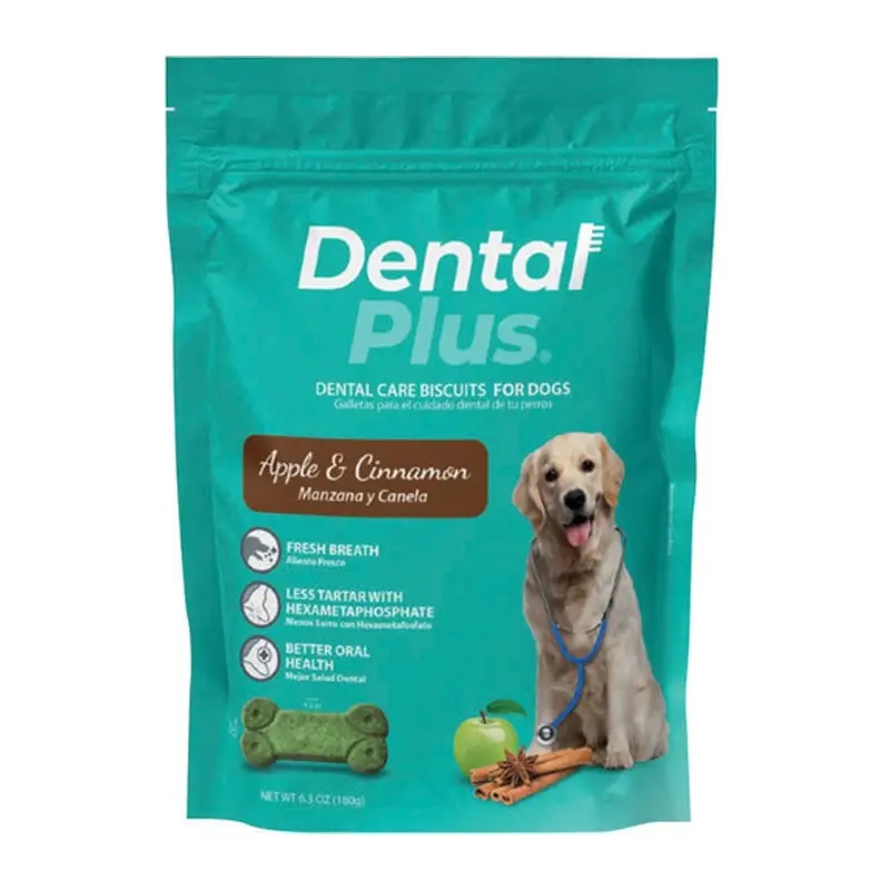 Snack Para Perro Dental Plus - Manzana Canela