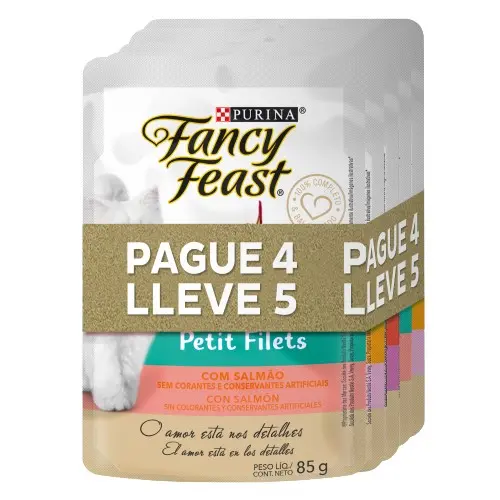 Snack Para Perro Fancy Feast Pack 5 X Pague 4 Lleve 5