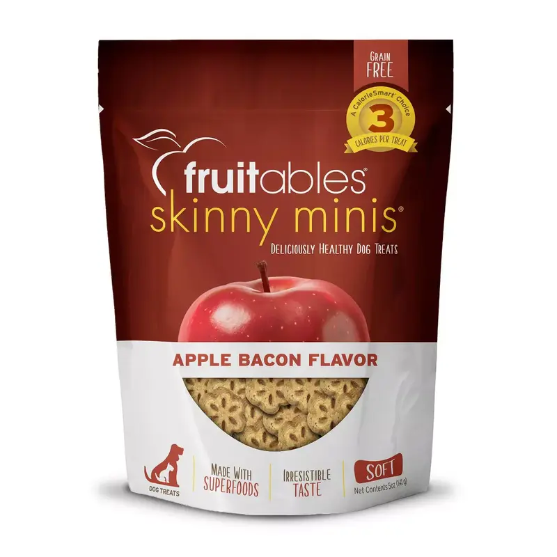 Snack Para Perro Fruitables Dog Skinny Manzana Y Tocino 141g