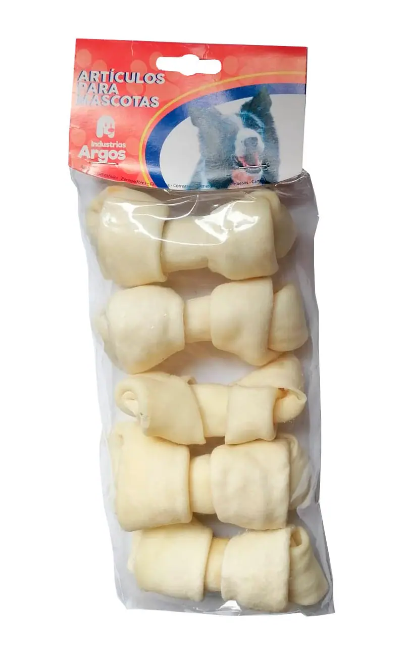 Snack Para Perro Hueso Carnaza 3 - 4 X 5 Unidades