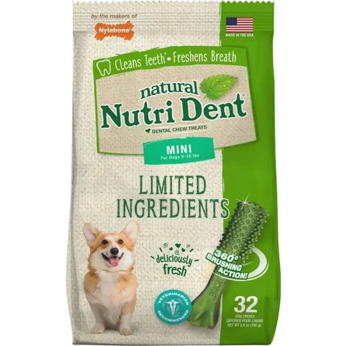 Snacks Nylabone Mini Para Perros 32 Uds