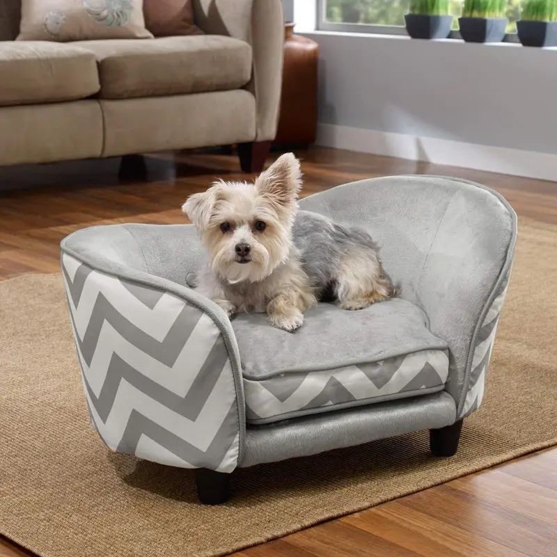 Sofá cama para mascotas acurrucadas de Enchanted Home Pet