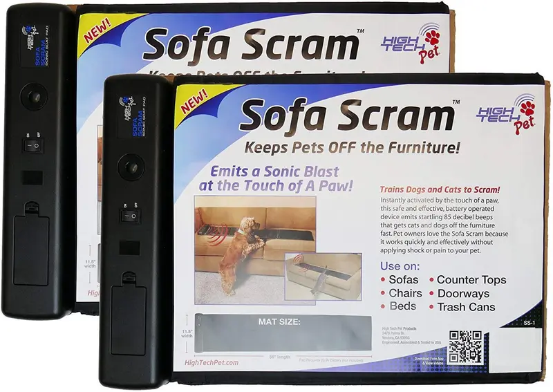 Sofa Scram Sonic - Repelente para perros y gatos (2 unidades)