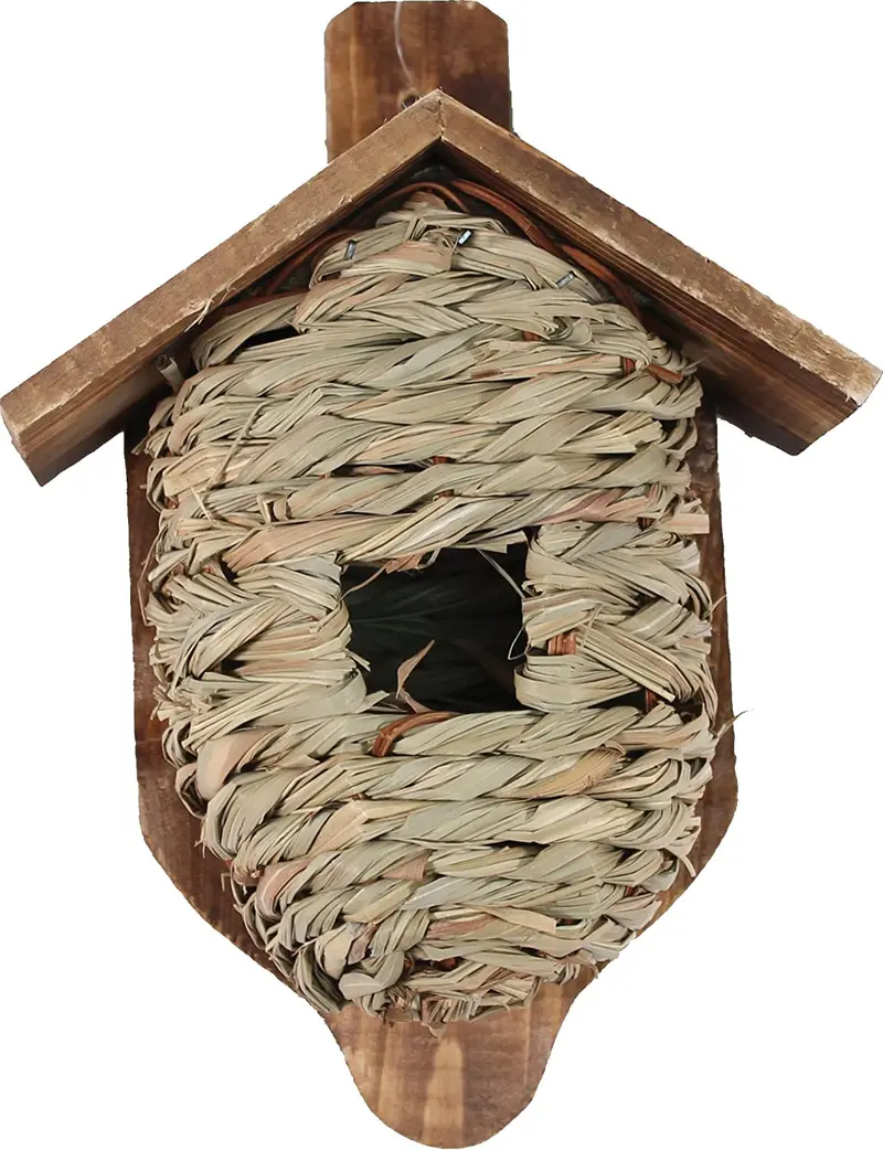 Songbird Essentials se934 montado cobijo bolsillo zacate con techo