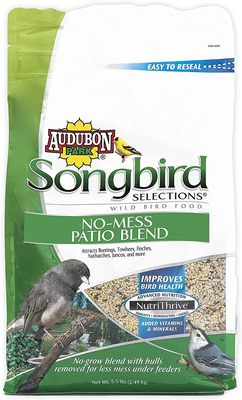 Songbird Selections - Mezcla de semillas de patio sin desorden