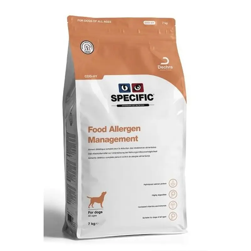 Specific Food Allergen Management Cdd-Hy perro