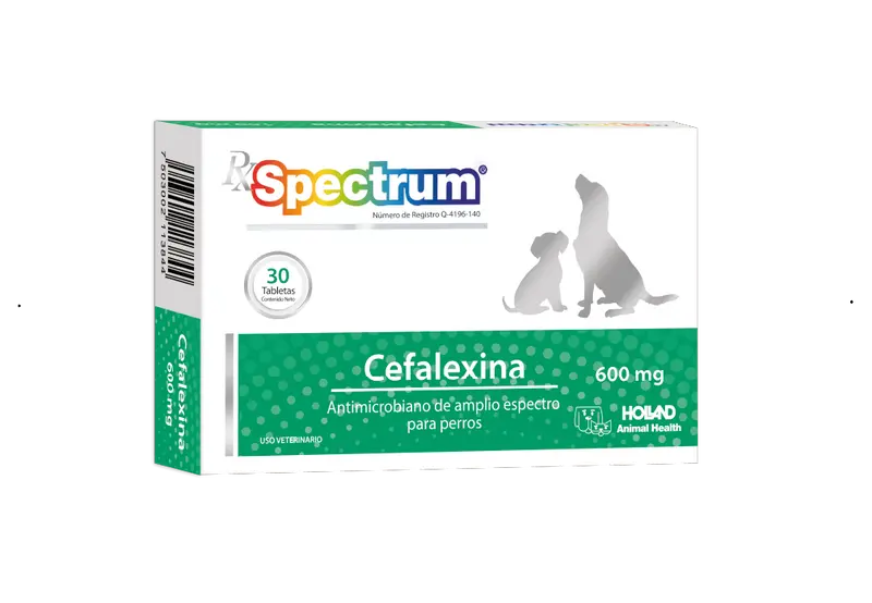 Spectrum® Cefalexina 600 mg 20 Tabletas