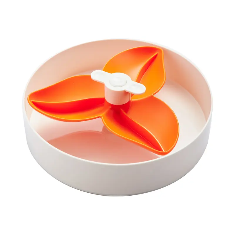 SPIN Comedero Interactivo de Bougainvillea en Naranja de PetDreamHouse