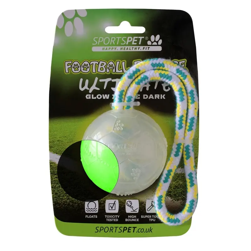Sportspet con cuerda Brilla en la Oscuridad M-65 mm
