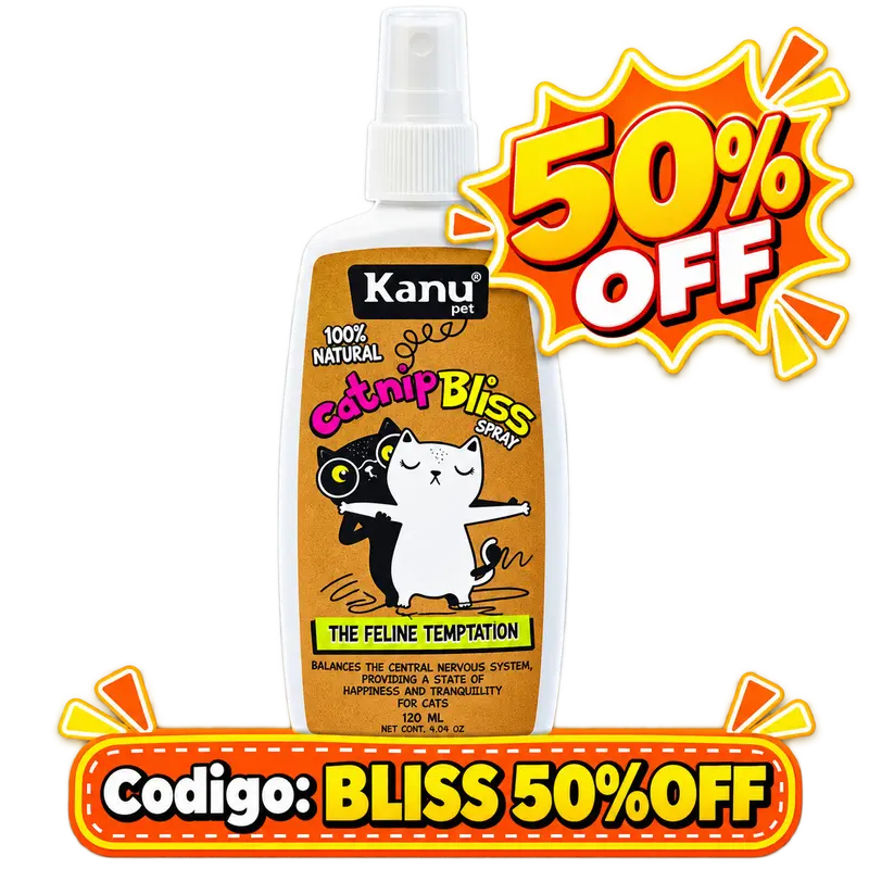 Spray de Hierba Gatuna Kanu Pet Catnip Bliss para Gatos