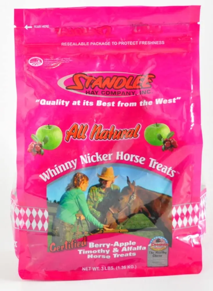standlee heno Company whinny NICKER Apple Berry caballo Treat, 3-Pound