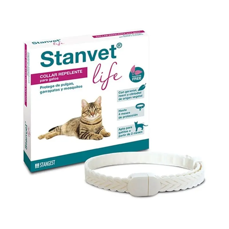 Stangest Collar Repelente Stanvet Life para gatos