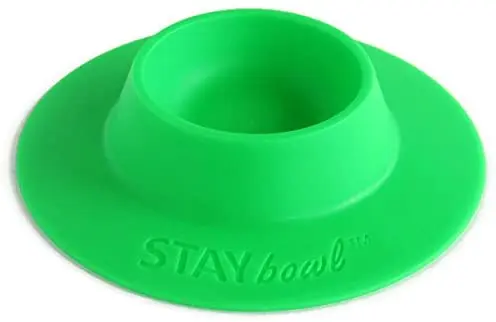 staybowl tip-proof ergonómico Pet Bowl para Conejillo de Indias y otros pequeños mascotas, 1/4 tazas de tamaño pequeño, verde primavera