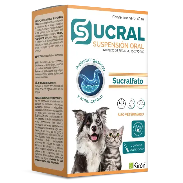 Sucral Suspensión Oral 60 mL  ( Sucralfato - Protector Gástrico )