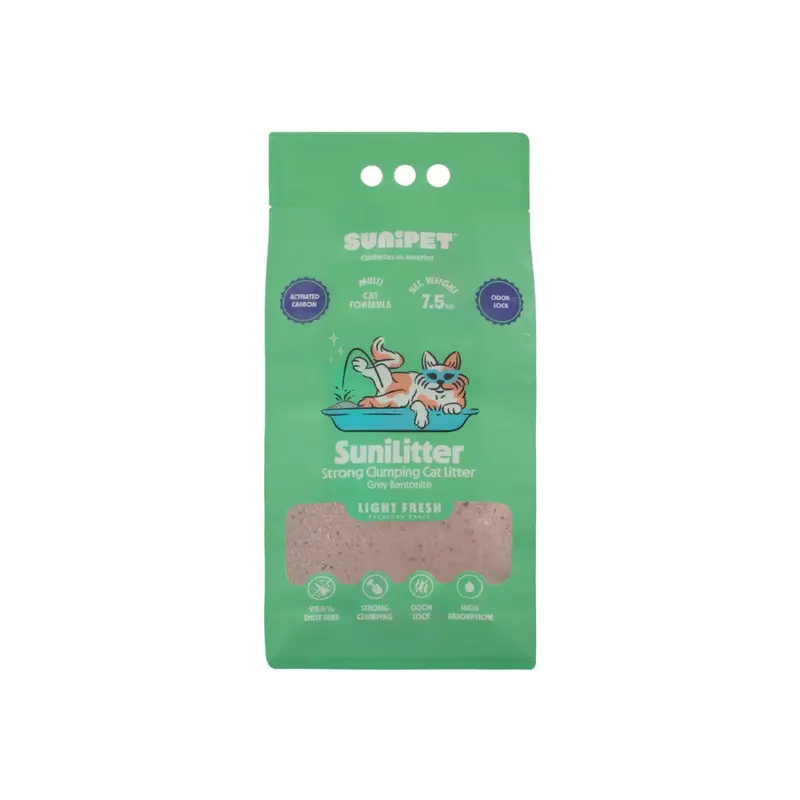 Sunilitter Arena Sanitaria Aglutinante Con Carbón Activado Aroma Fresh 7,5 Kg