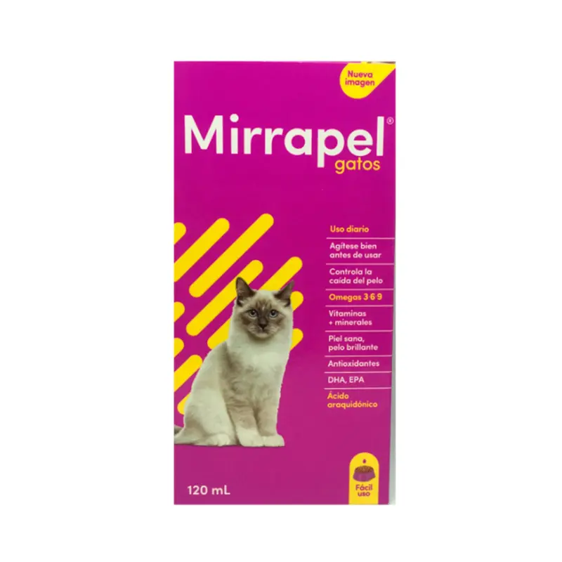 Suplemento Alimenticio Mirrapel Suspensión Para Gatos X 120Ml