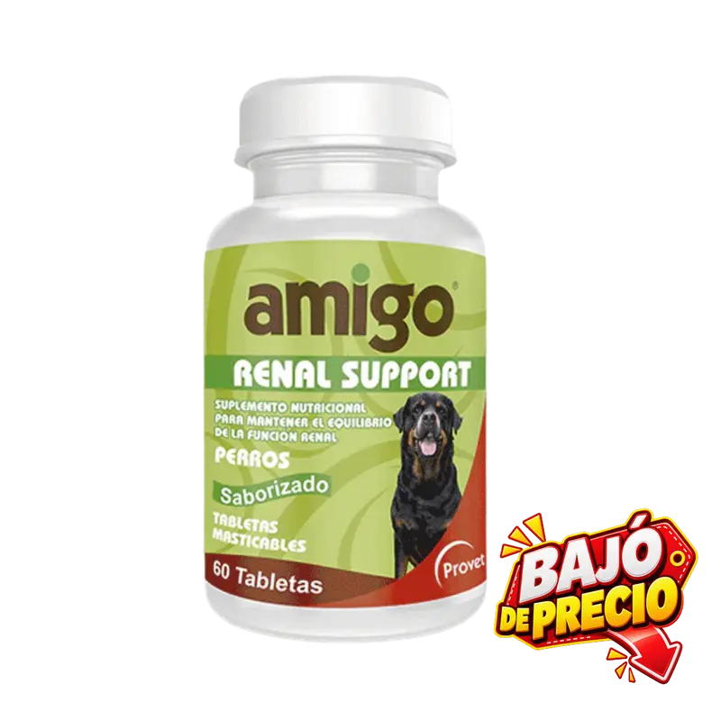 Suplemento Amigo Renal Support 60 tabletas para Perros