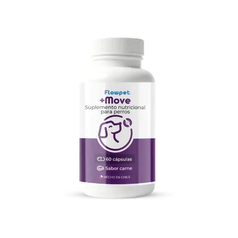 Suplemento Articular Perro Flowpet + Move 60 Capsulas