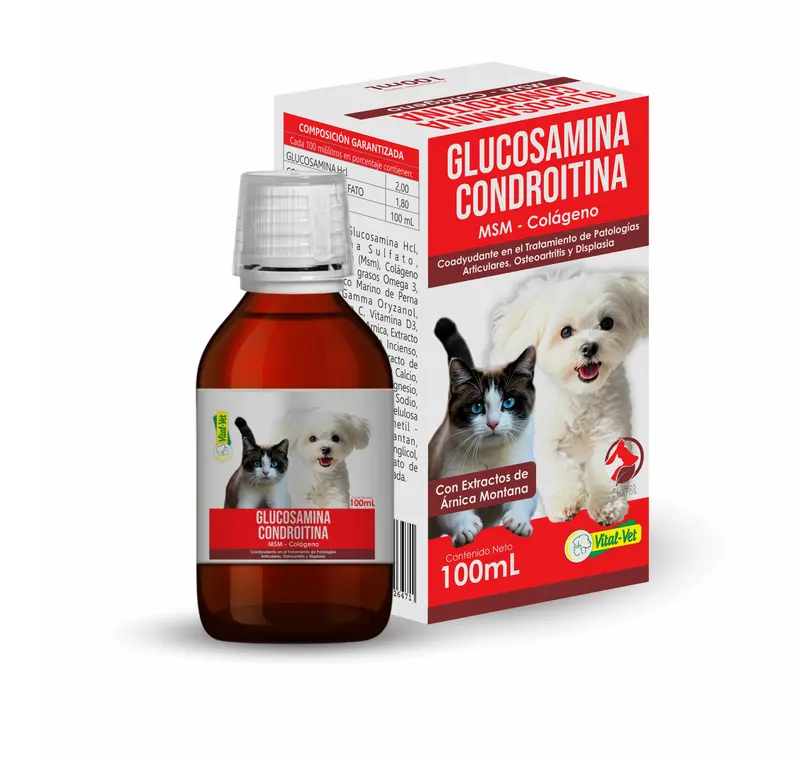 Suplemento Glucosamina Condroitina Colágeno 100 ml