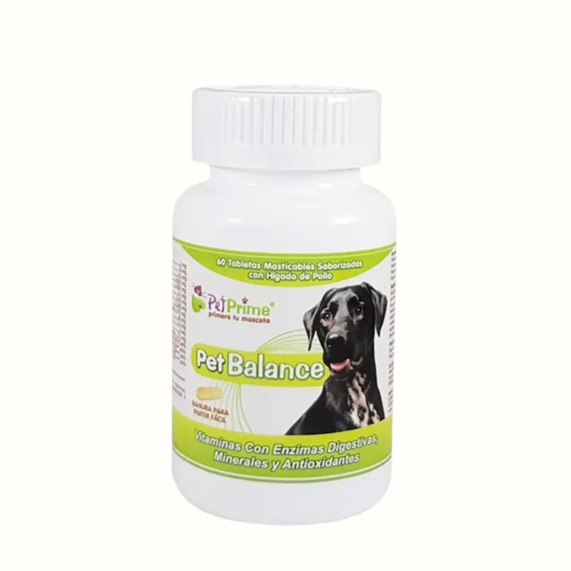 Suplemento multivitamínico Pet Balance 60 tabletas Saborizadas para Perro