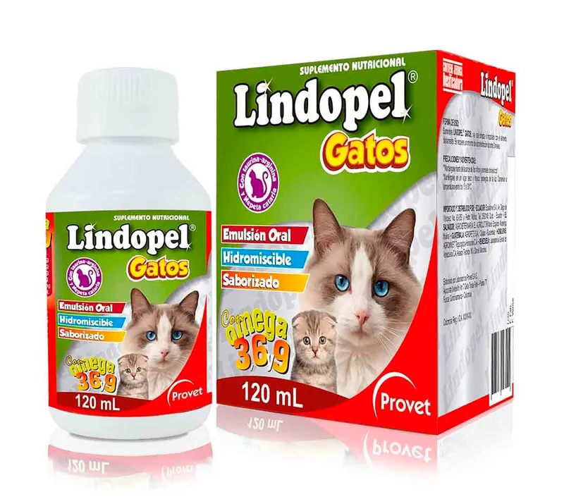 Suplemento Para Gato Lindopel X 120 Ml