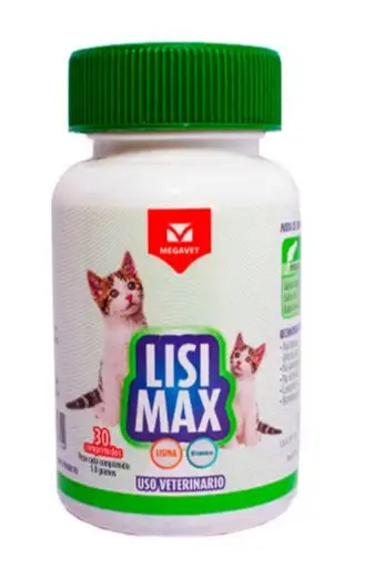 Suplemento Para Gato Lisimax X 30 Tabletas