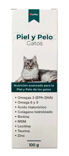 Suplemento Para Gato Piel Y Pelo Oral X 100 Gr