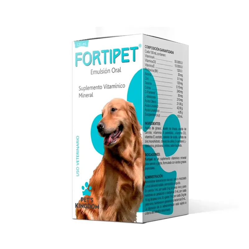 Suplemento Perros y Gatos Fortipet Fco 120 Ml