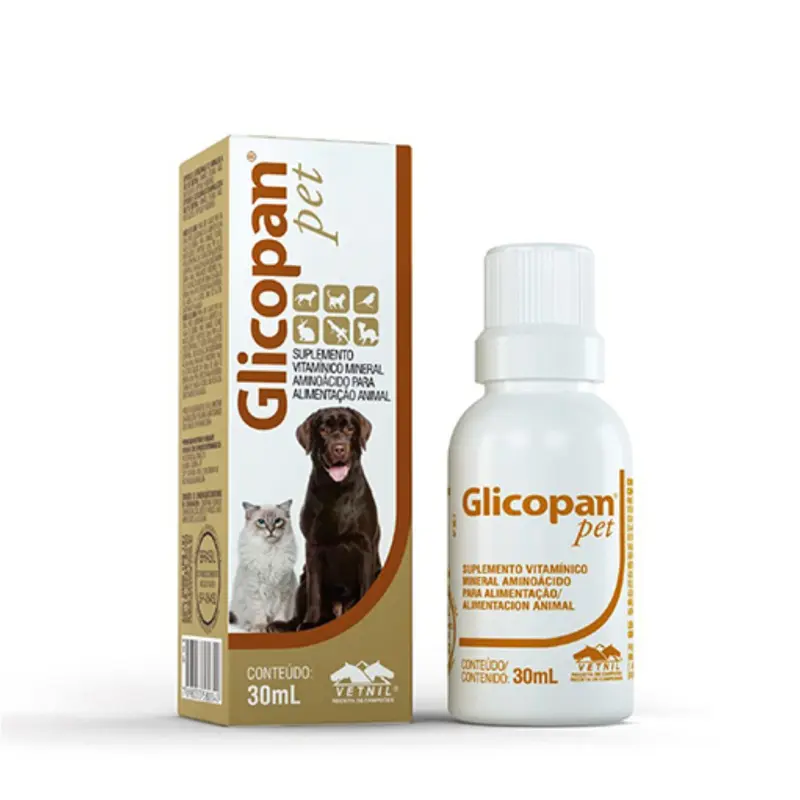 Suplemento Perros y Gatos Glicopan Pet 30Ml