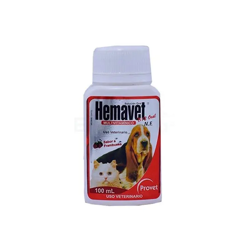 Suplemento Perros y Gatos Hemavet B 12 Oral De 100 Ml