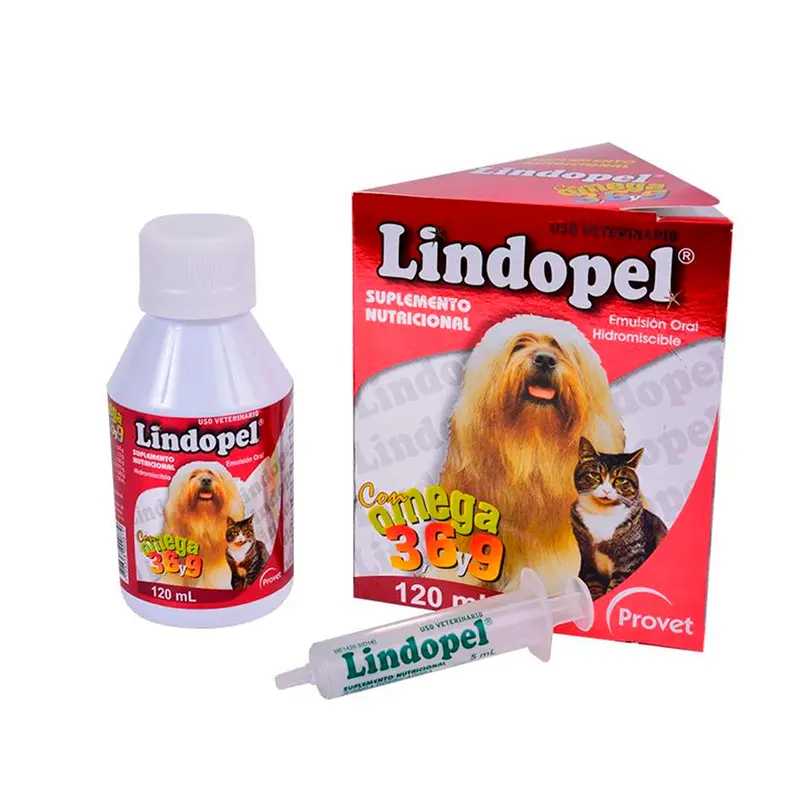 Suplemento Perros y Gatos Lindopel X 120 Ml Para Perros Y Gatos 120Ml