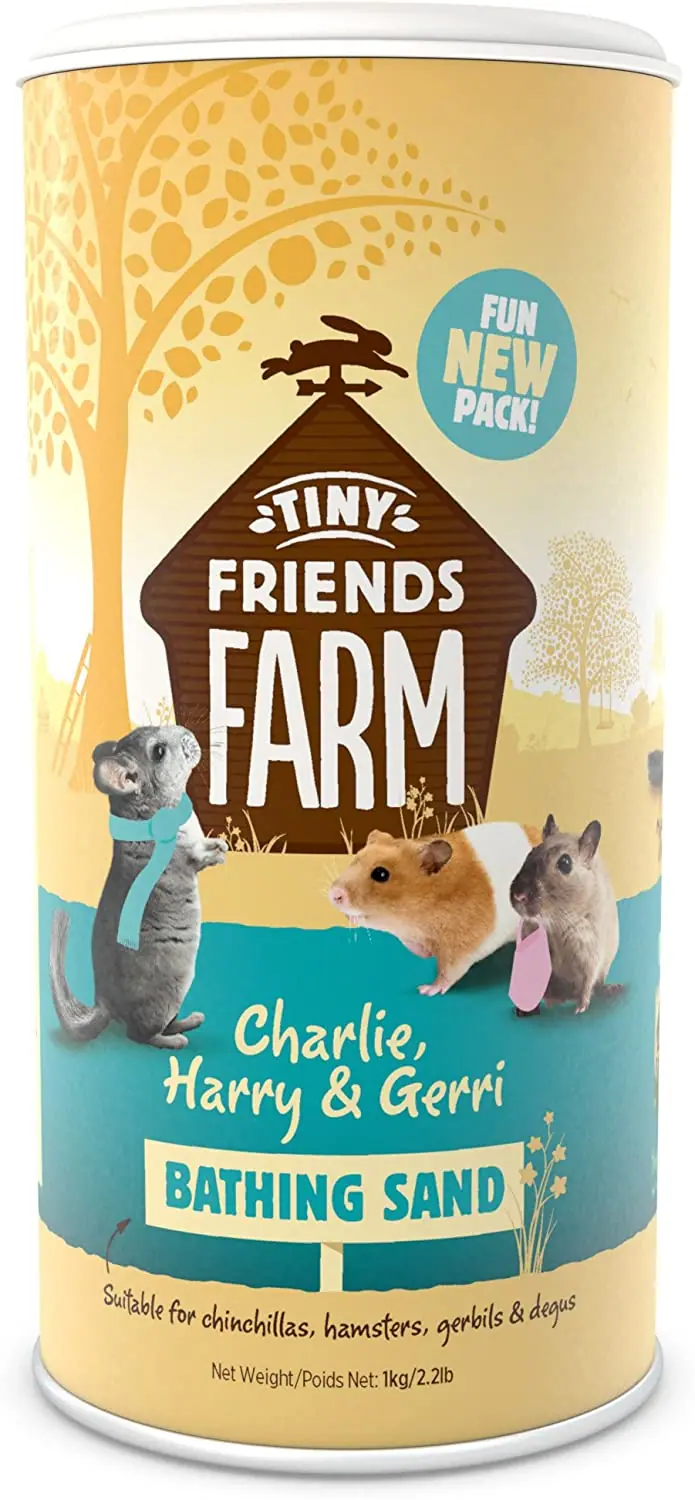 Supreme Tiny Friends Granja Chinchilla Arena de baño, 52.8 fl. oz.