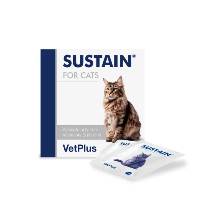 Sustain Gatos 30 Sobres – Probiótico Digestivo e Inmune | VetPlus