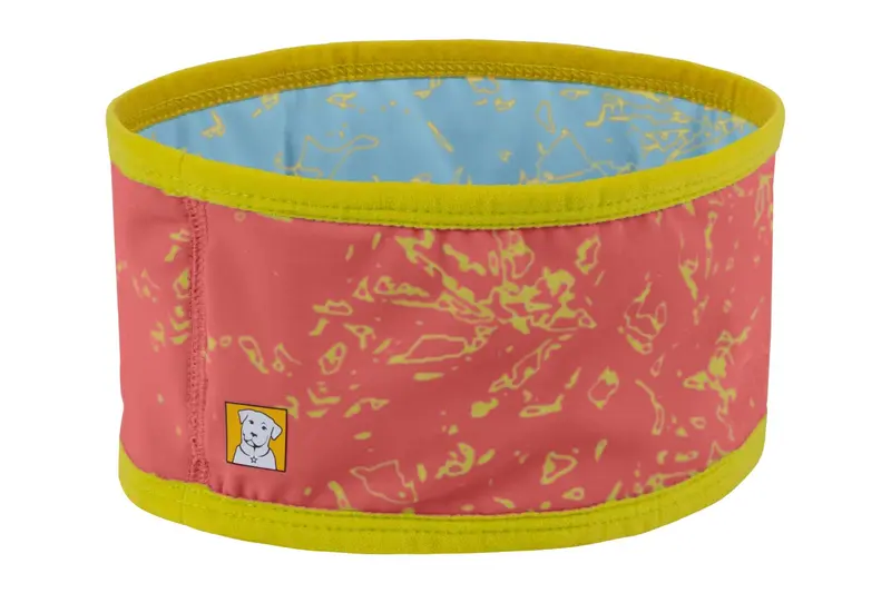 Swamp Cooler Neck Gaiter® Banda de Enfriamiento en Rosa Salmón / Azul Cielo de Ruffwear®