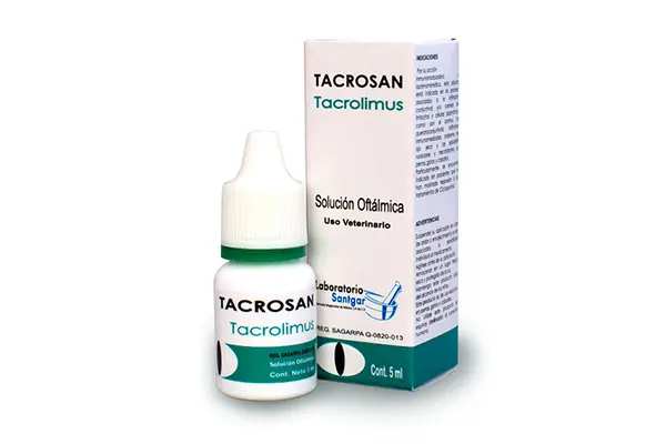 Tacrosan 5 mL SANTGAR ( solución oftálmica )