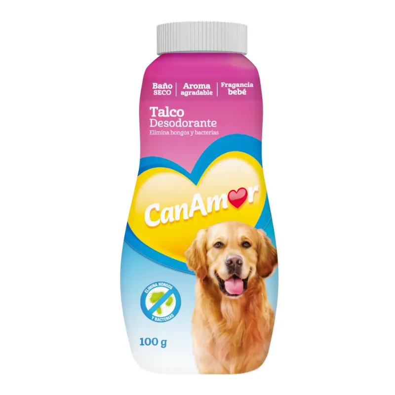 Talco Desodorante Perro Canamor x 100 Gr