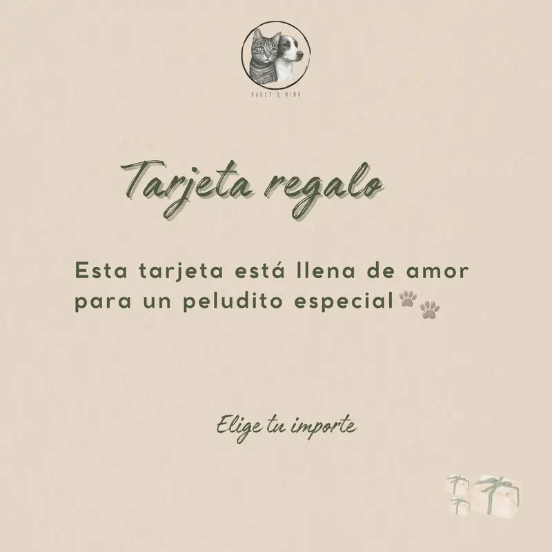 Tarjeta regalo Darcy & Nina🎁