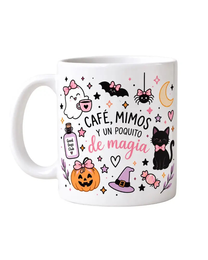 Taza Halloween Café, mimos y un poquito de magia