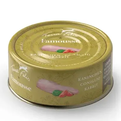 Terra Felis Famousse Conejo 12 x 80 g