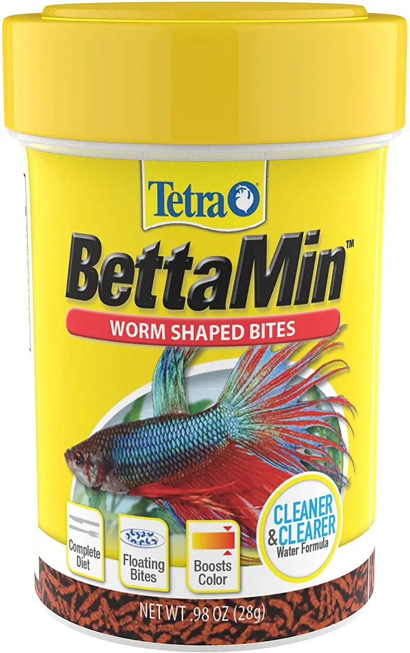 Tetra Betta picaduras en forma de gusano