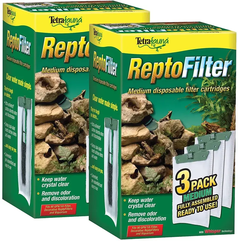 Tetra reptofilter cartuchos de filtro, con tecnología de Whisper