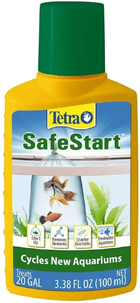 Tetra SafeStart, 3.38 onzas, para acuarios de peces recién configurados
