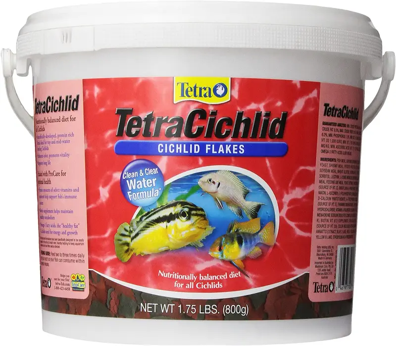 Tetra TetraCichlid - Copos de dieta equilibrados para cíclidos