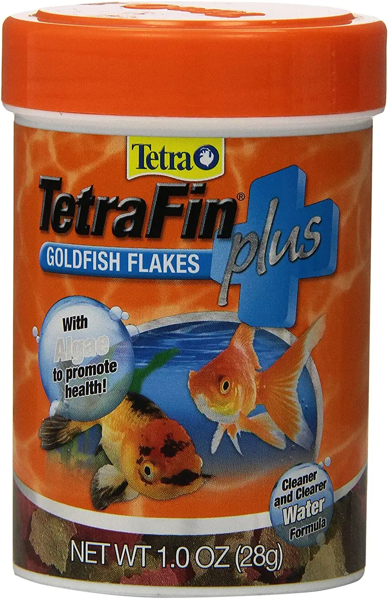 Tetra TetraFin PLUS copos de pez dorado con fórmula de agua para limpiar algas