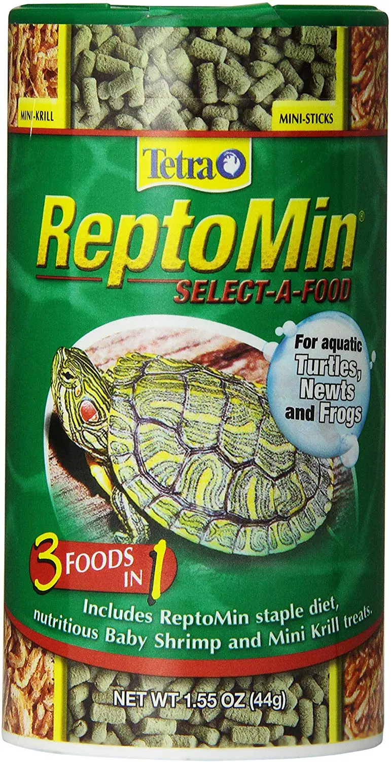 TetraFauna ReptoMin Select-A-Food para tortugas acuáticas, bolitas y ranas