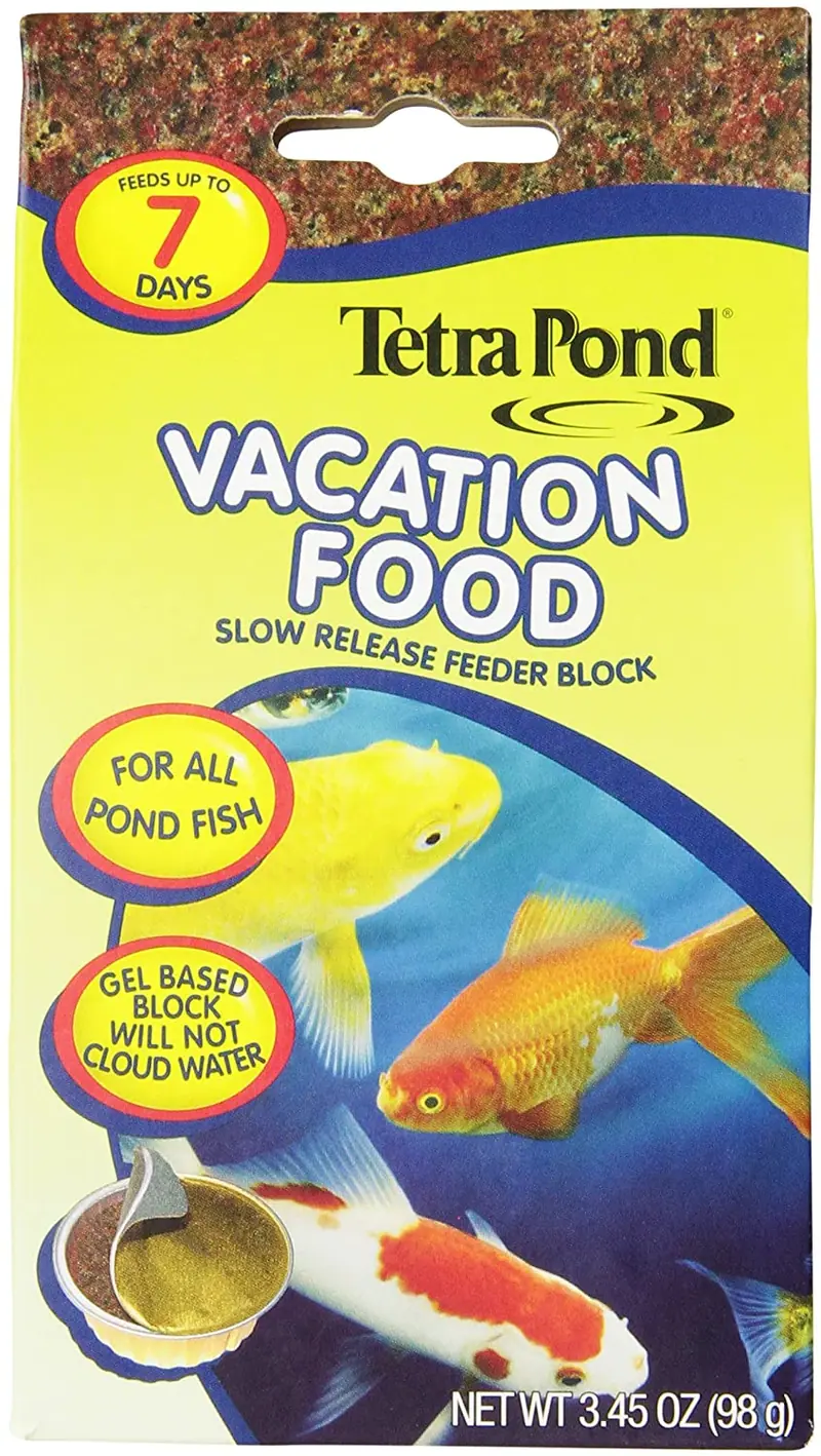 TetraPond Vacation Food Bloque alimentador de liberación lenta, 3.45 oz - 16477