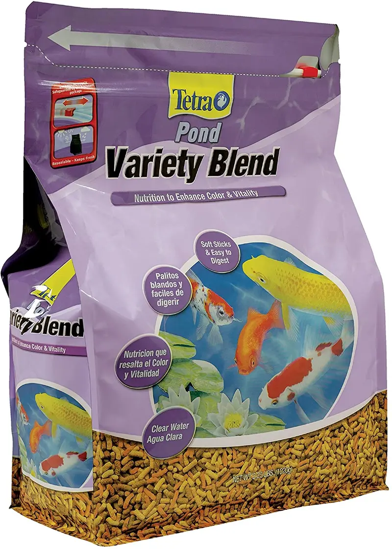 TetraPond Variedad Mezcla de Alimentos de pescado para mejorar el color y la vitalidad