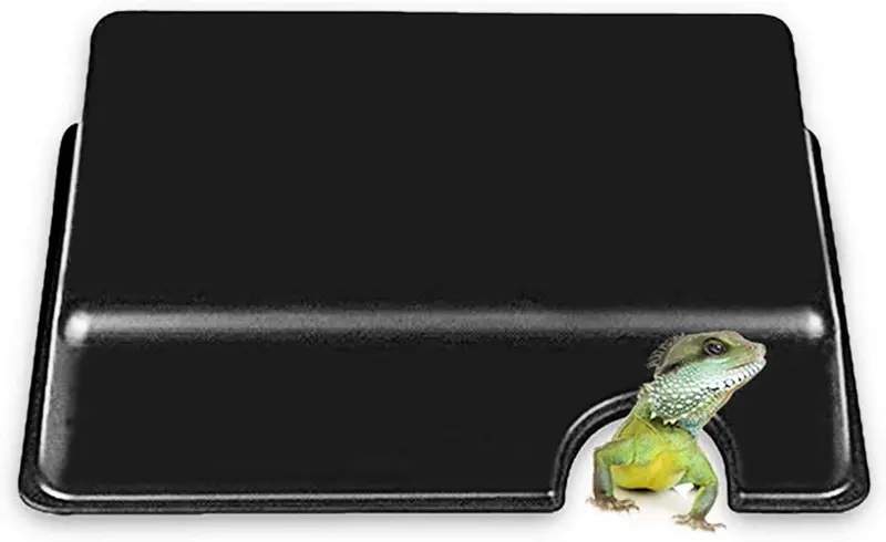 Tfwadmx Gecko Hideout - Caja de ocultación para reptiles, diseño de leopardo